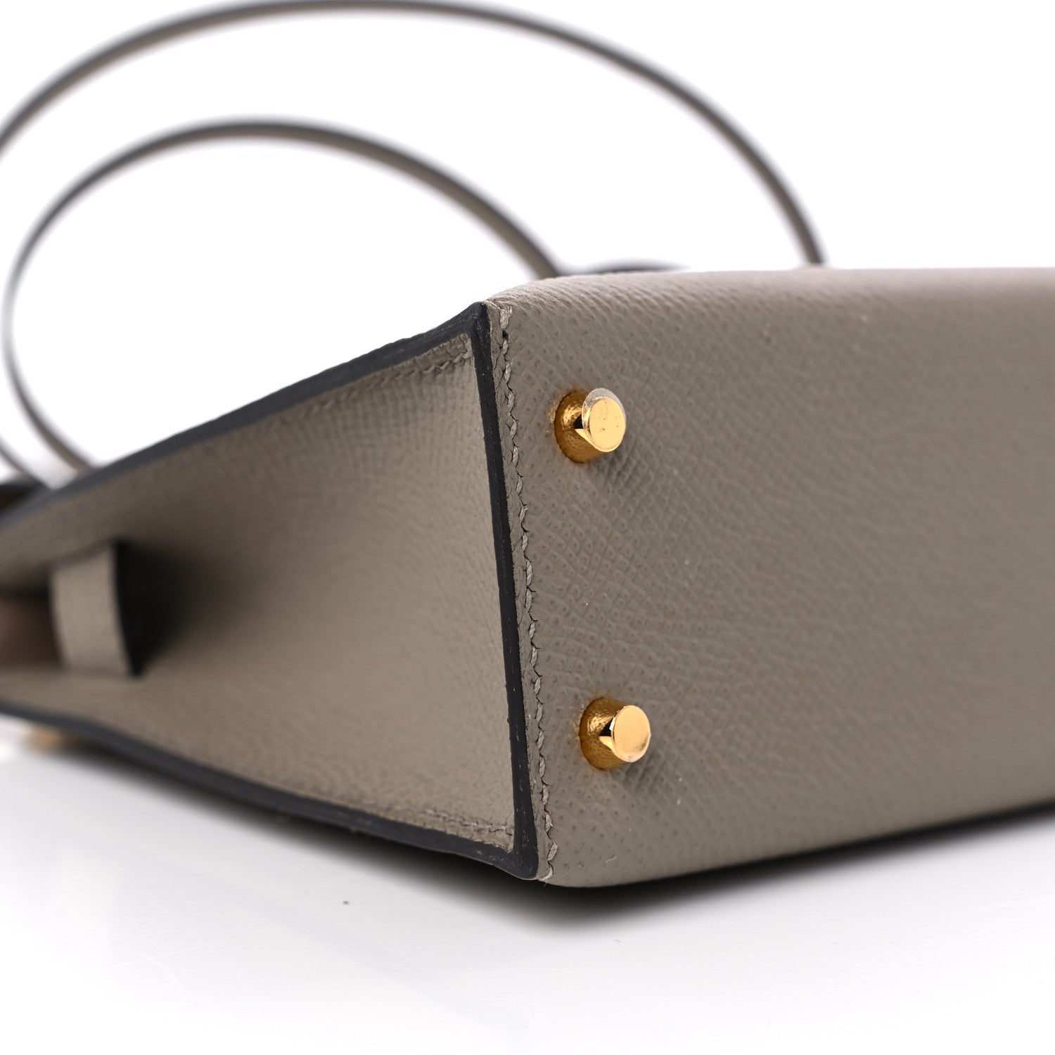Hermes Epsom Mini Kelly Sellier 20 Etain 7 of 12