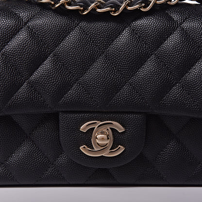 Chanel Caviar Quilted Mini Rectangular Flap Black 10 of 11