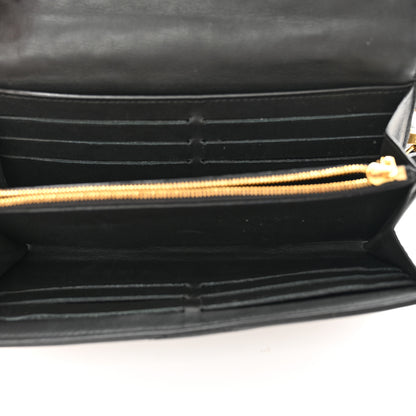 Louis Vuitton Calfskin New Wave Long Wallet Black 6 of 10