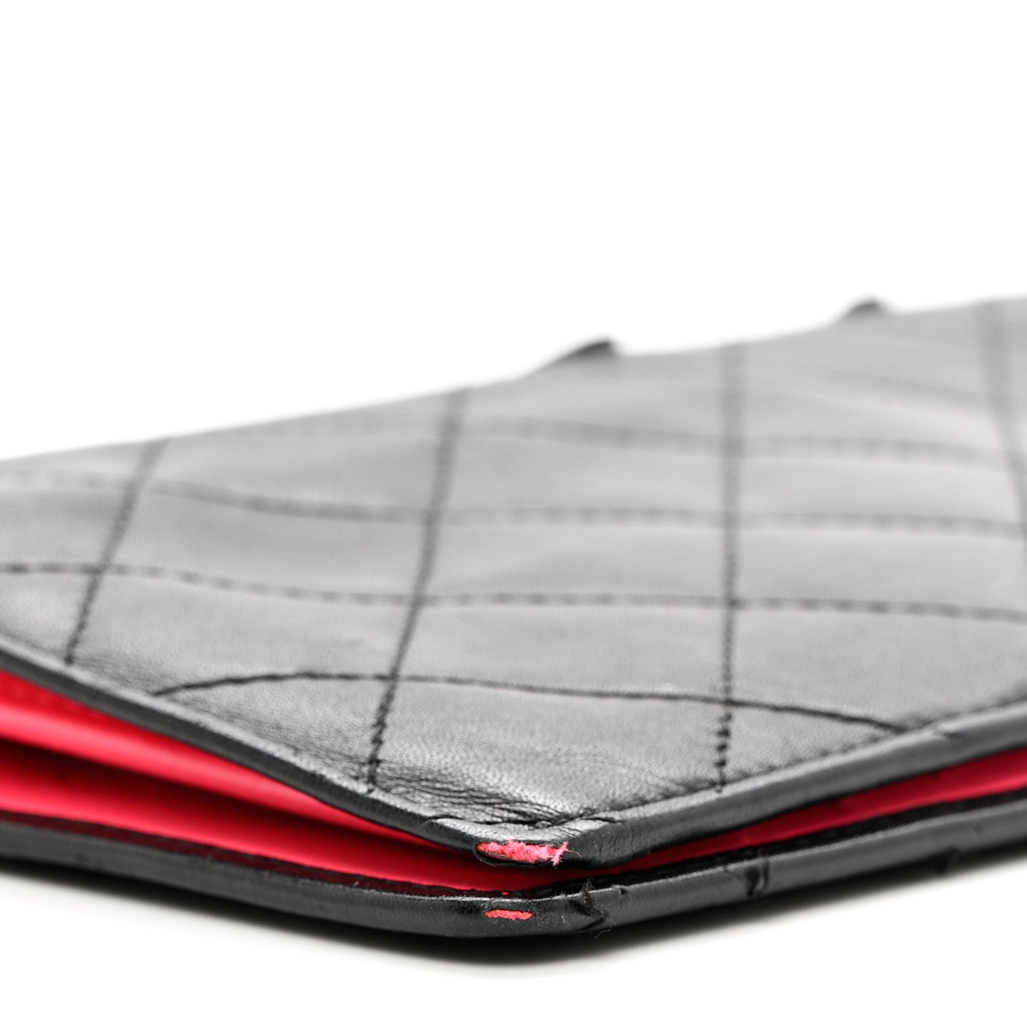 Chanel Calfskin Quilted Cambon Yen Wallet Black 12 of 12