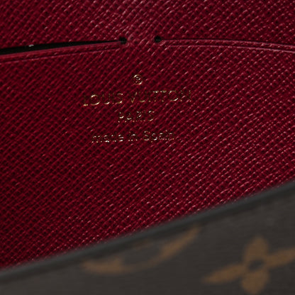 Louis Vuitton Monogram Jeanne Wallet Fuchsia 6 of 7