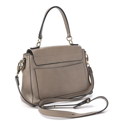 Chloe Calfskin Small Faye Day Shoulder Bag Motty Grey 3 of 10