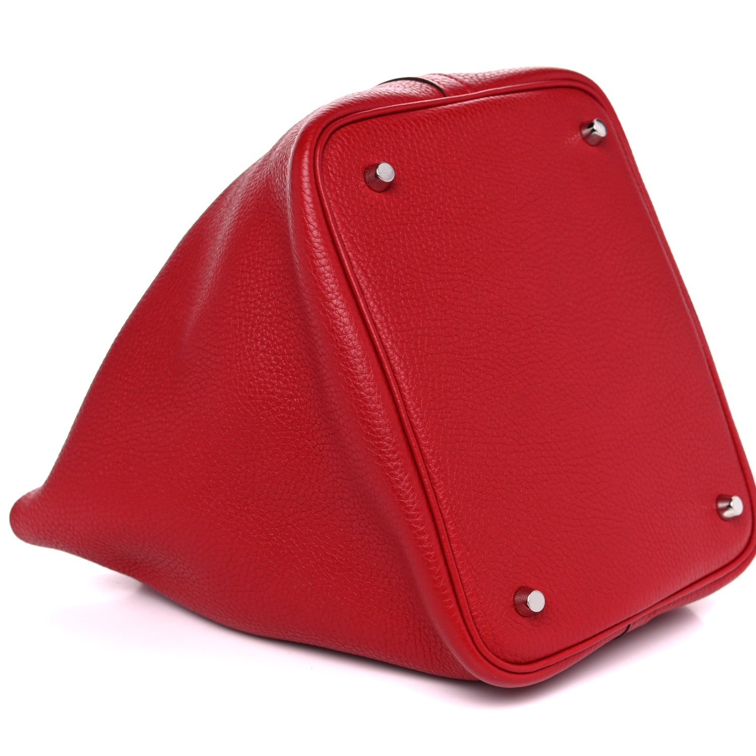 Hermes Taurillon Clemence Picotin Lock 22 MM Rouge Casaque 8 of 10