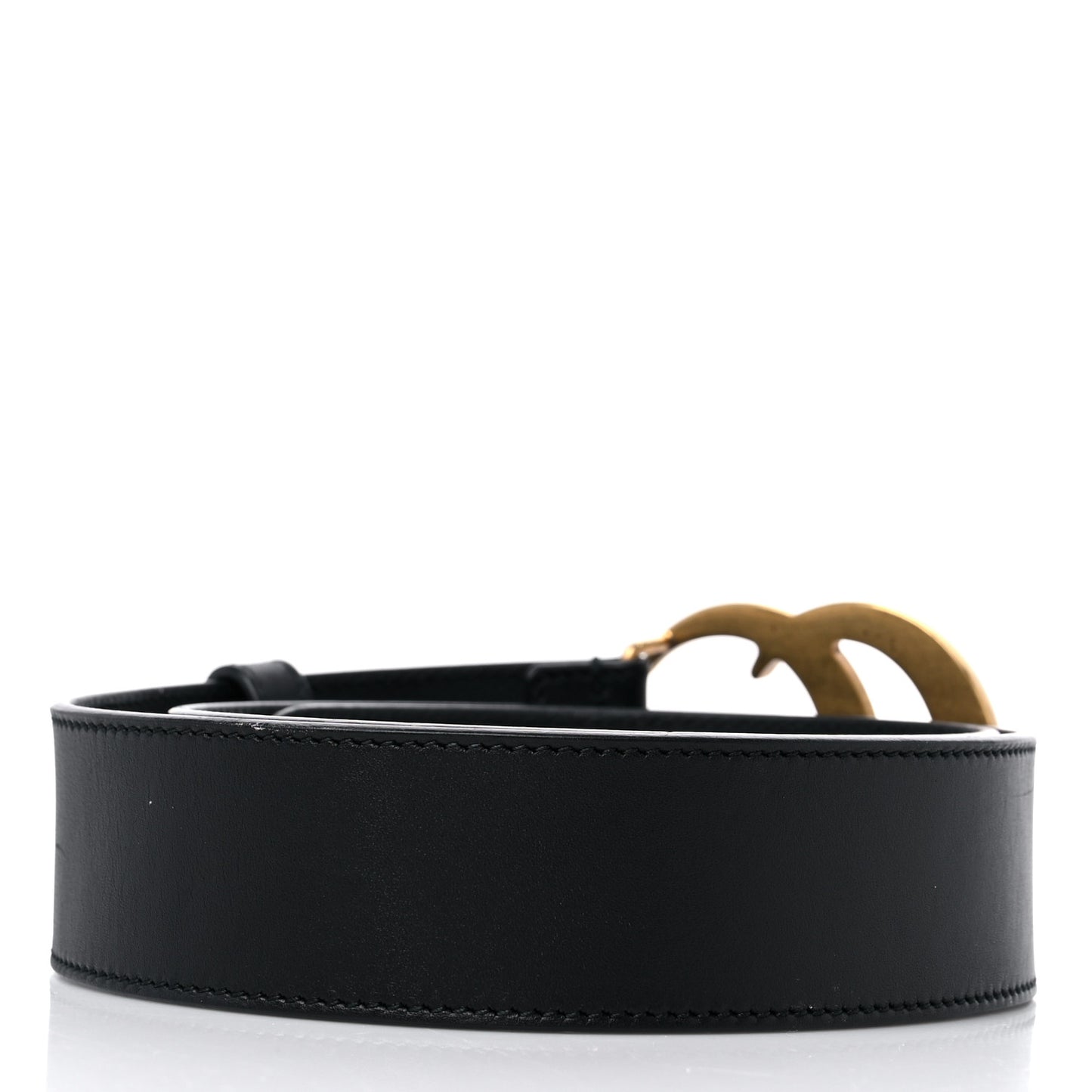 Calfskin Double G 40mm Belt 80 32 Black