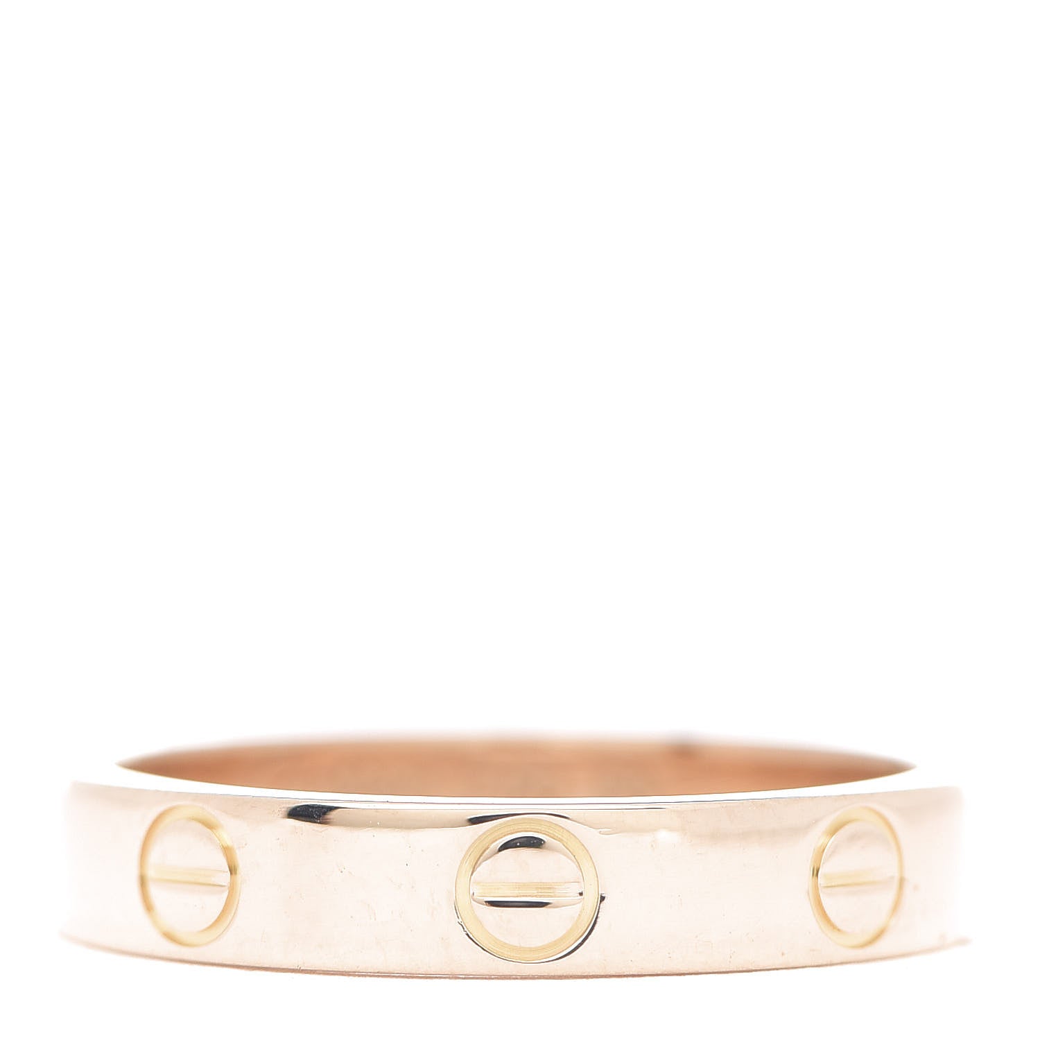 Cartier 18K Pink Gold 3.5mm LOVE Wedding Band Ring 53 6.25 1 of 5