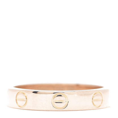 Cartier 18K Pink Gold 3.5mm LOVE Wedding Band Ring 53 6.25 1 of 5