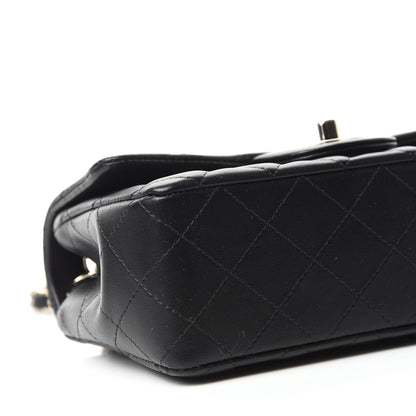 Chanel Lambskin Quilted Mini Rectangular Flap Black 6 of 11