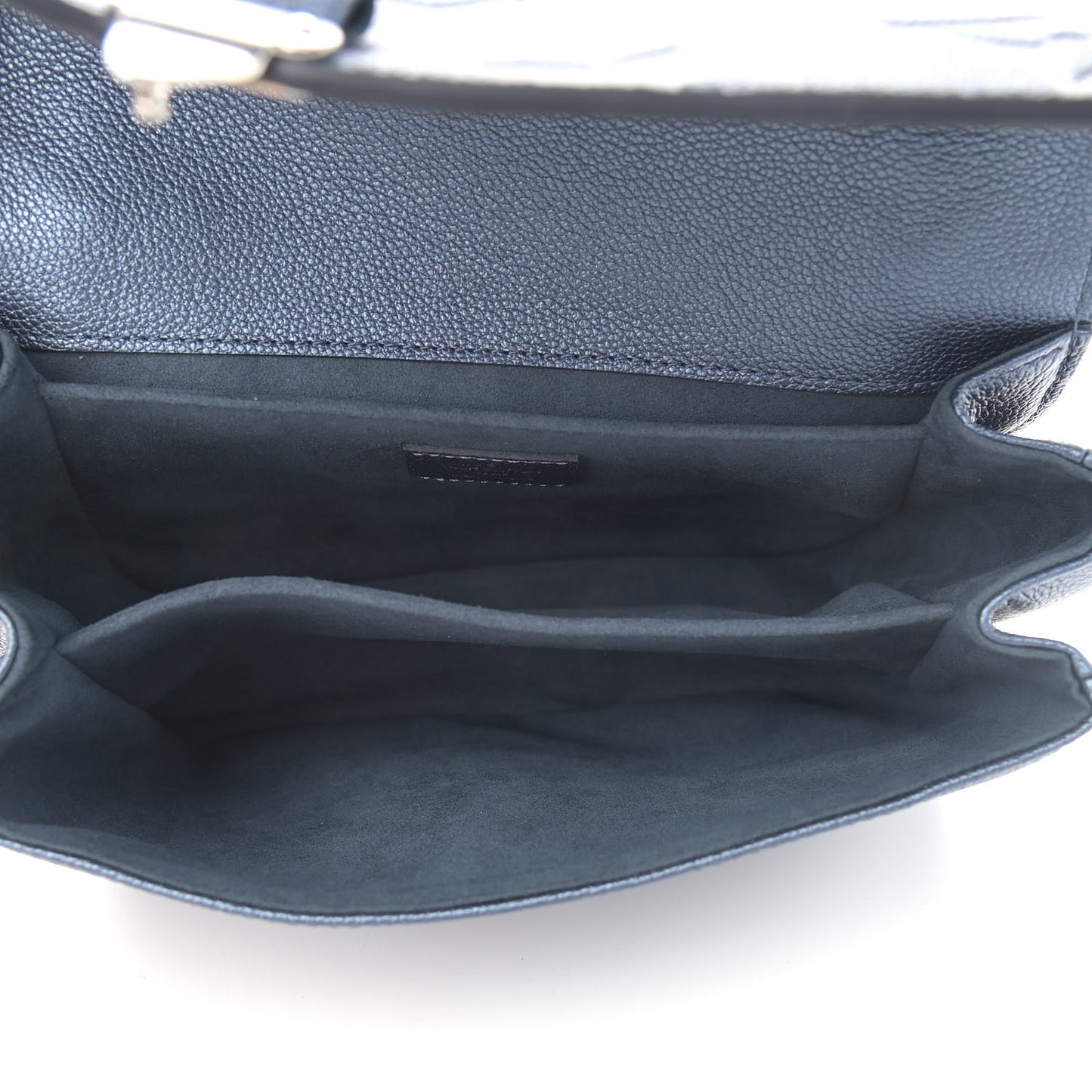 Metallic Empreinte Monogram Giant Pochette Metis Navy Nacre