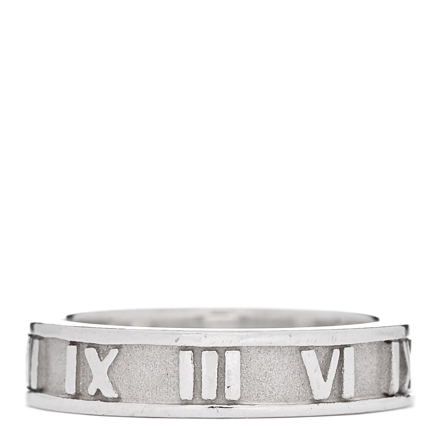 Tiffany Sterling Silver Narrow Atlas Ring 47 4 1 of 4