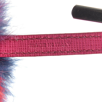 Fendi Fox Fur Pom Pom Bag Charm Shadow Violet 3 of 3