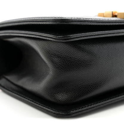 Chanel Caviar Quilted Small Boy Flap Black 9 of 10