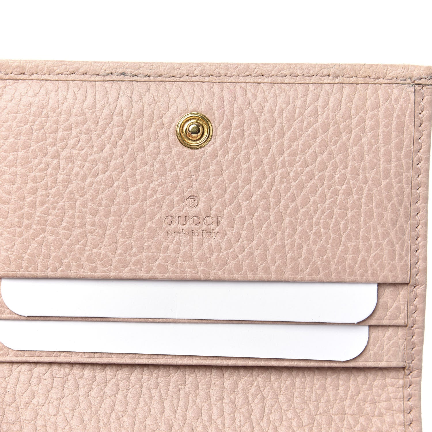Gucci Dollar Calfskin GG Marmont Card Case Perfect Pink 6 of 8