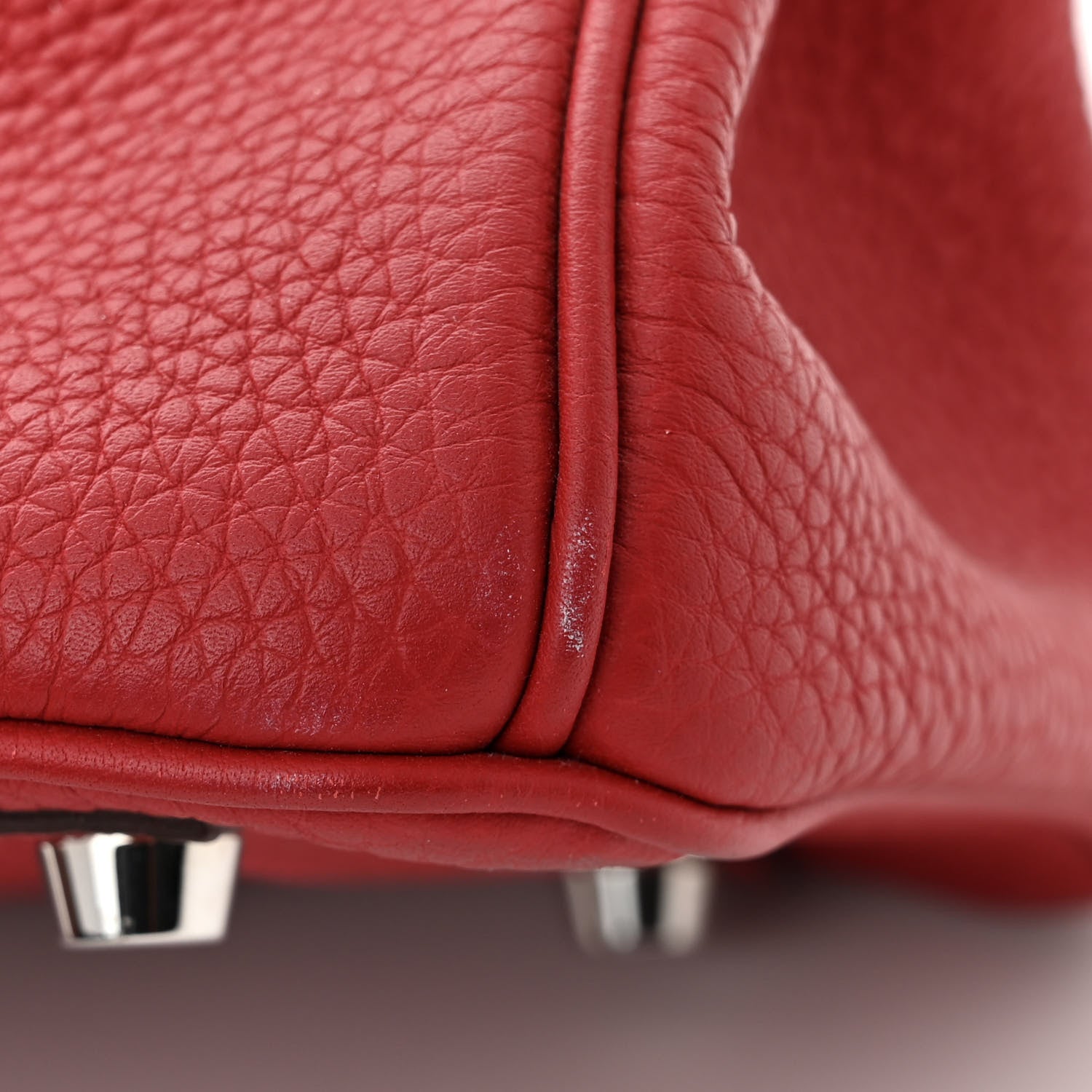 Hermes Taurillon Clemence Birkin 30 Rouge Piment 11 of 13