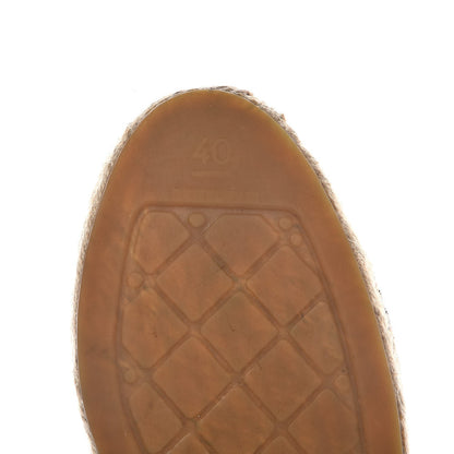 Chanel Lambskin CC Espadrilles 40 Black 8 of 19