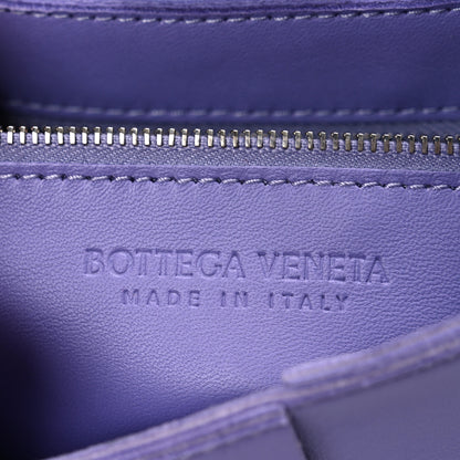 Bottega Veneta Lambskin Maxi Intreccio Cassette Crossbody Bag Wisteria 6 of 11