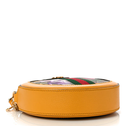 Gucci GG Supreme Monogram Flora Web Mini Ophidia Round Shoulder Bag Beige Multicolor Crop 4 of 11