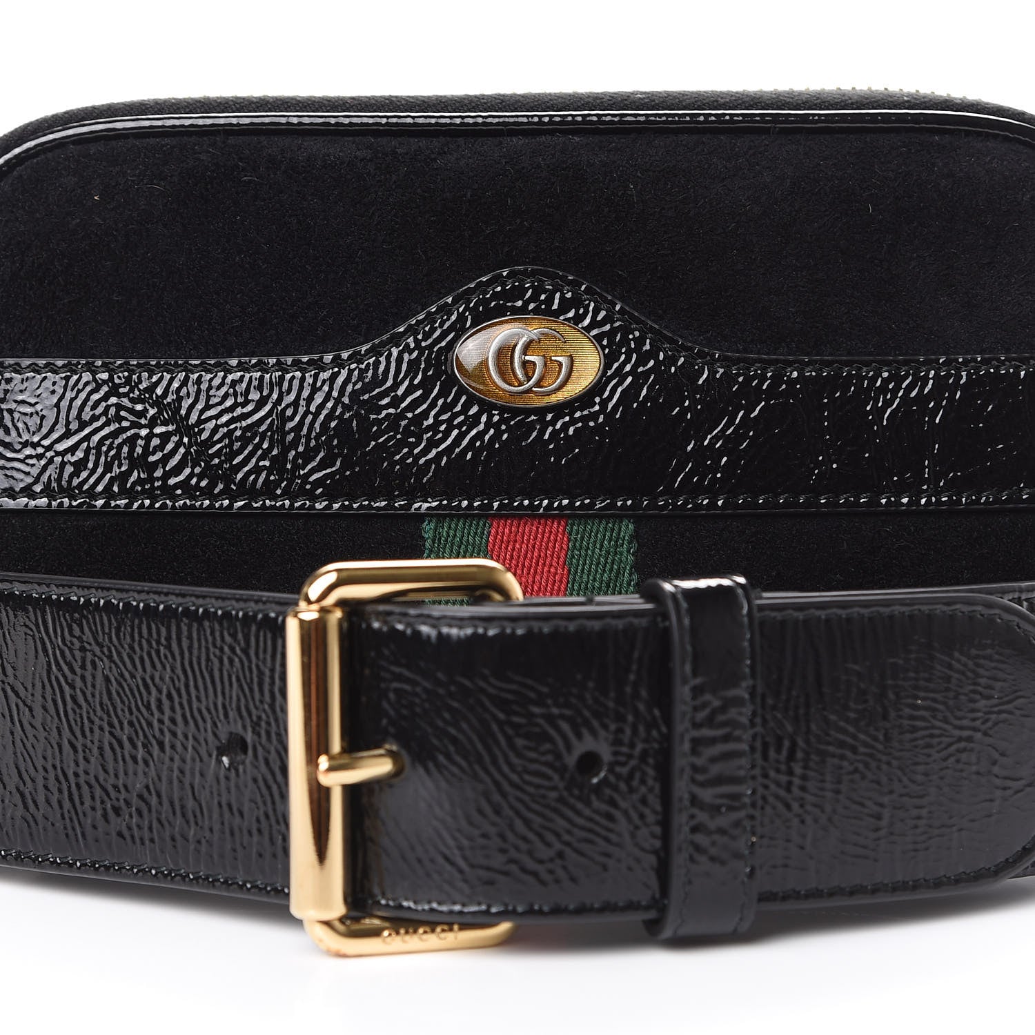 Gucci Suede Patent Ophidia Belted iPhone Case 85 34 Black 12 of 12