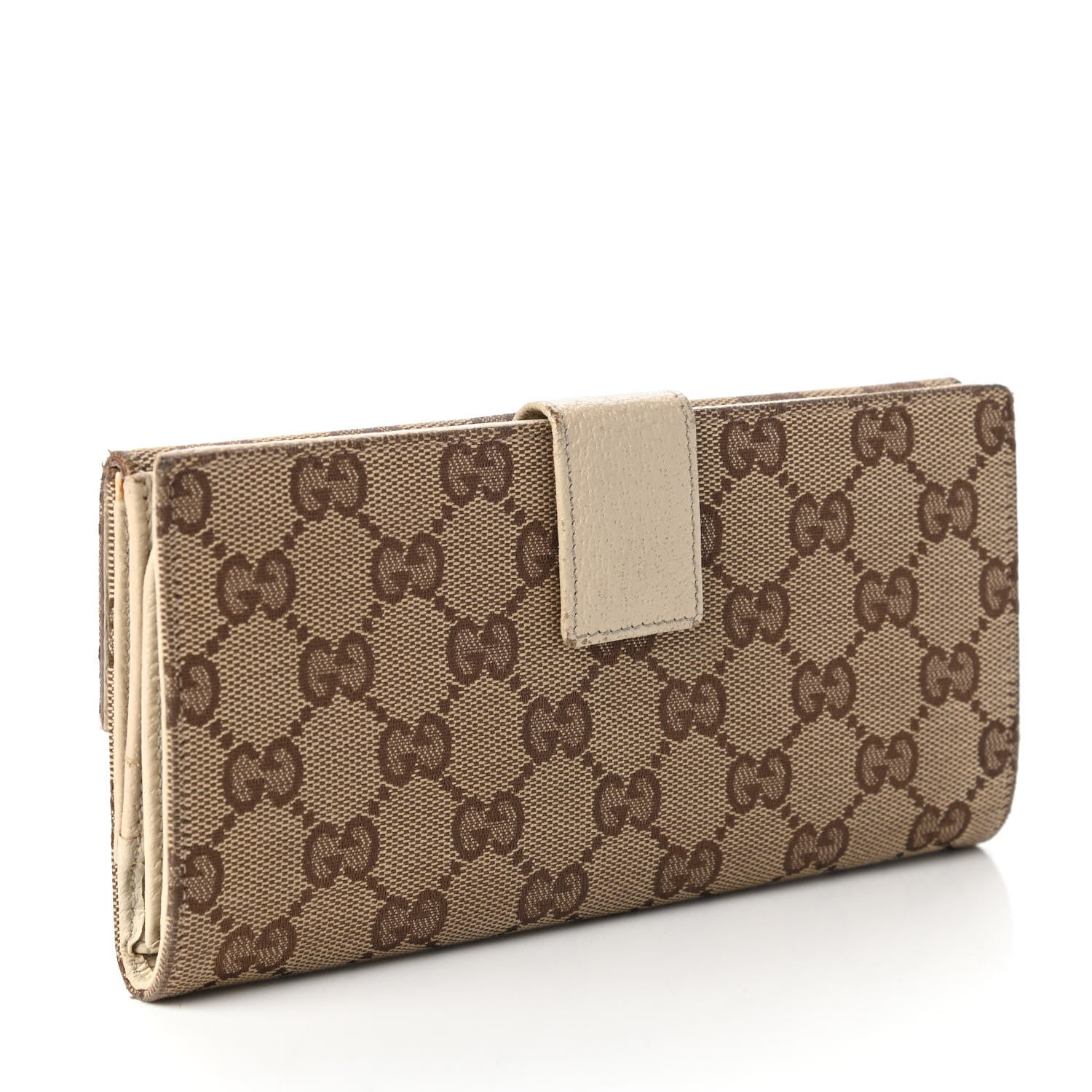 Gucci Monogram Eclipse Continental Wallet Off White 3 of 14