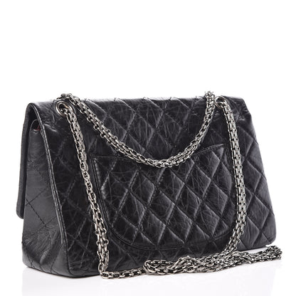 Chanel Aged Calfskin Quilted 2.55 Reissue 226 Flap Black 4 of 11