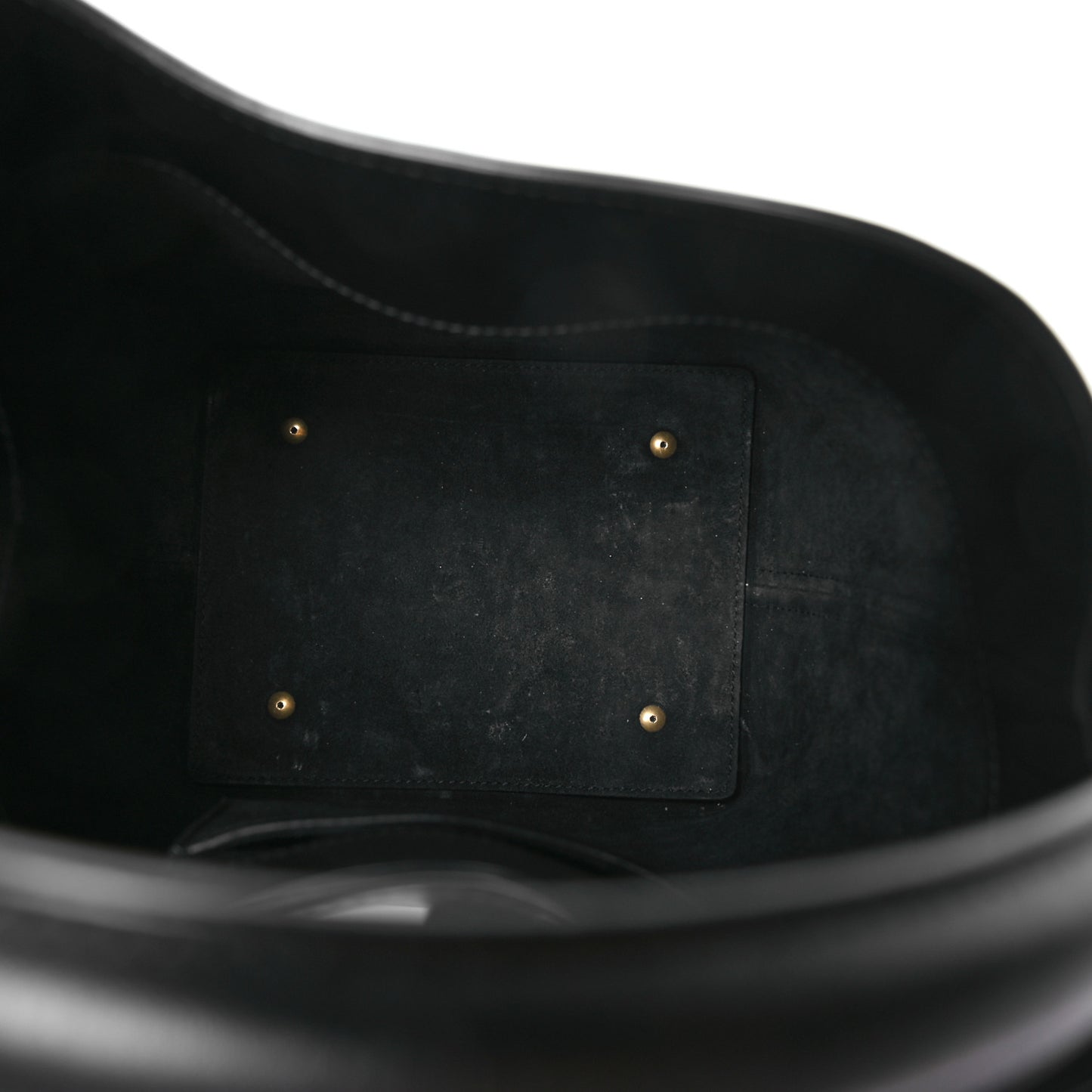 Shiny Calfskin Le 37 Mini Bucket Bag Black