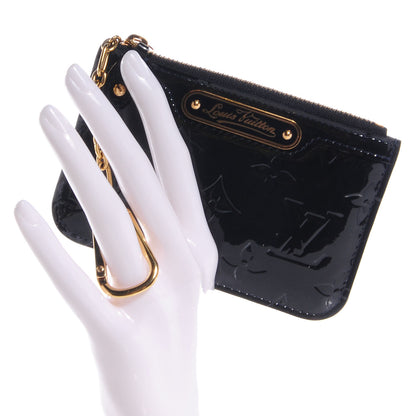 Louis Vuitton Vernis Key Pouch Blue Nuit 2 of 8