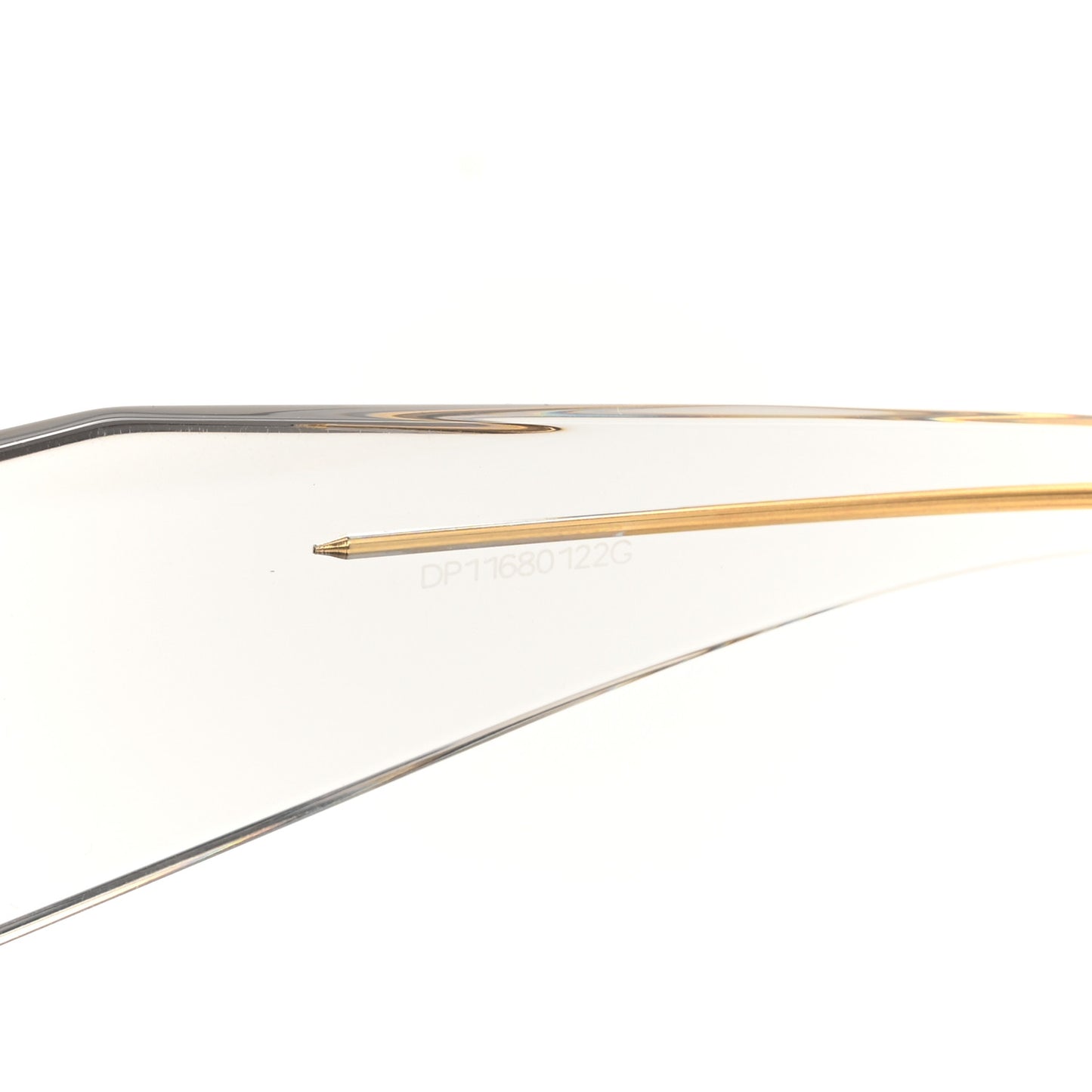 Acetate Symbole Sunglasses SPR 17W Transparent Gold