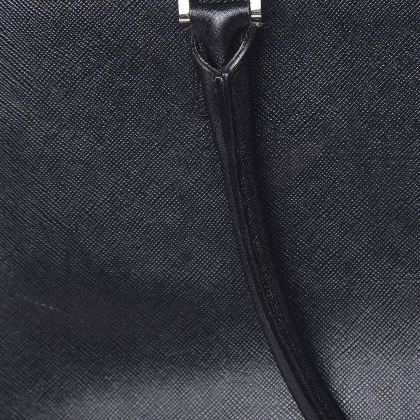 Saffiano Top Handle Tote Black