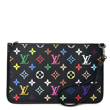 Louis Vuitton LV x TM Monogram Multicolor Carryall PM Pochette Black 1 of 6