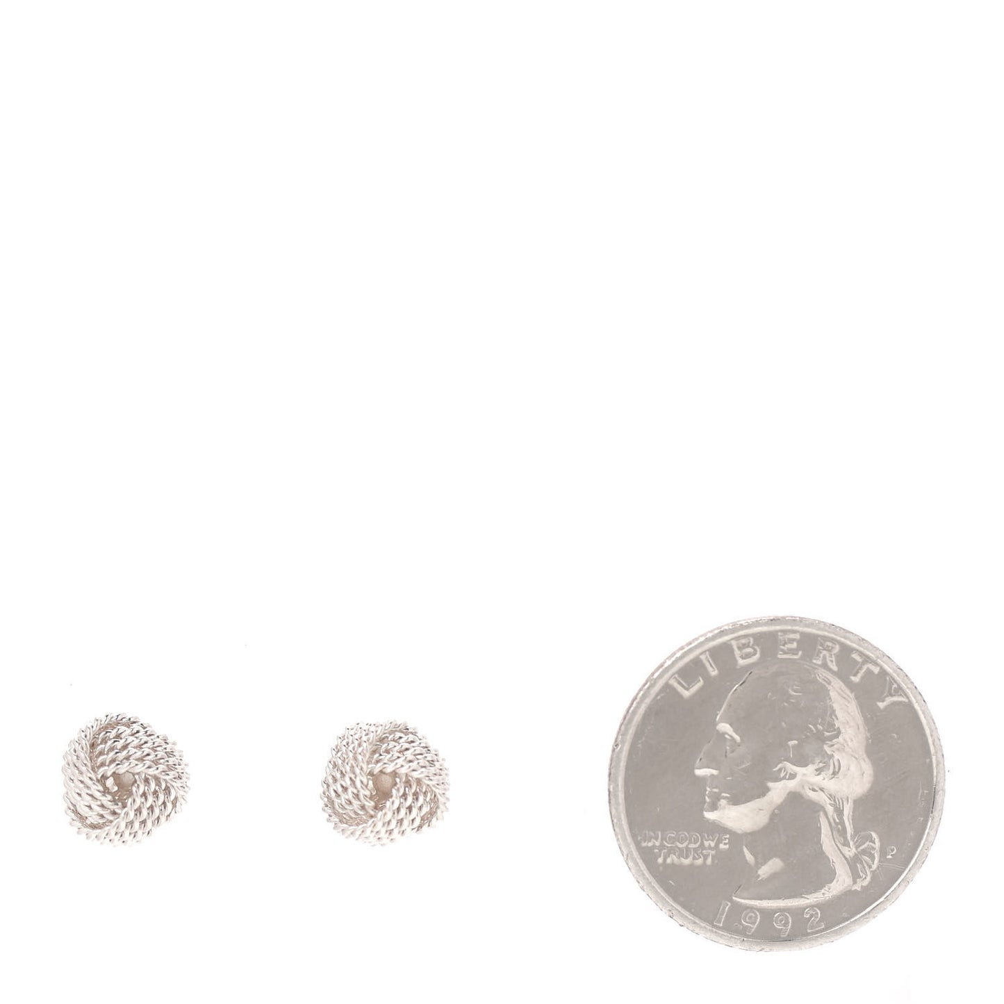 Sterling Silver Twist Knot Earrings