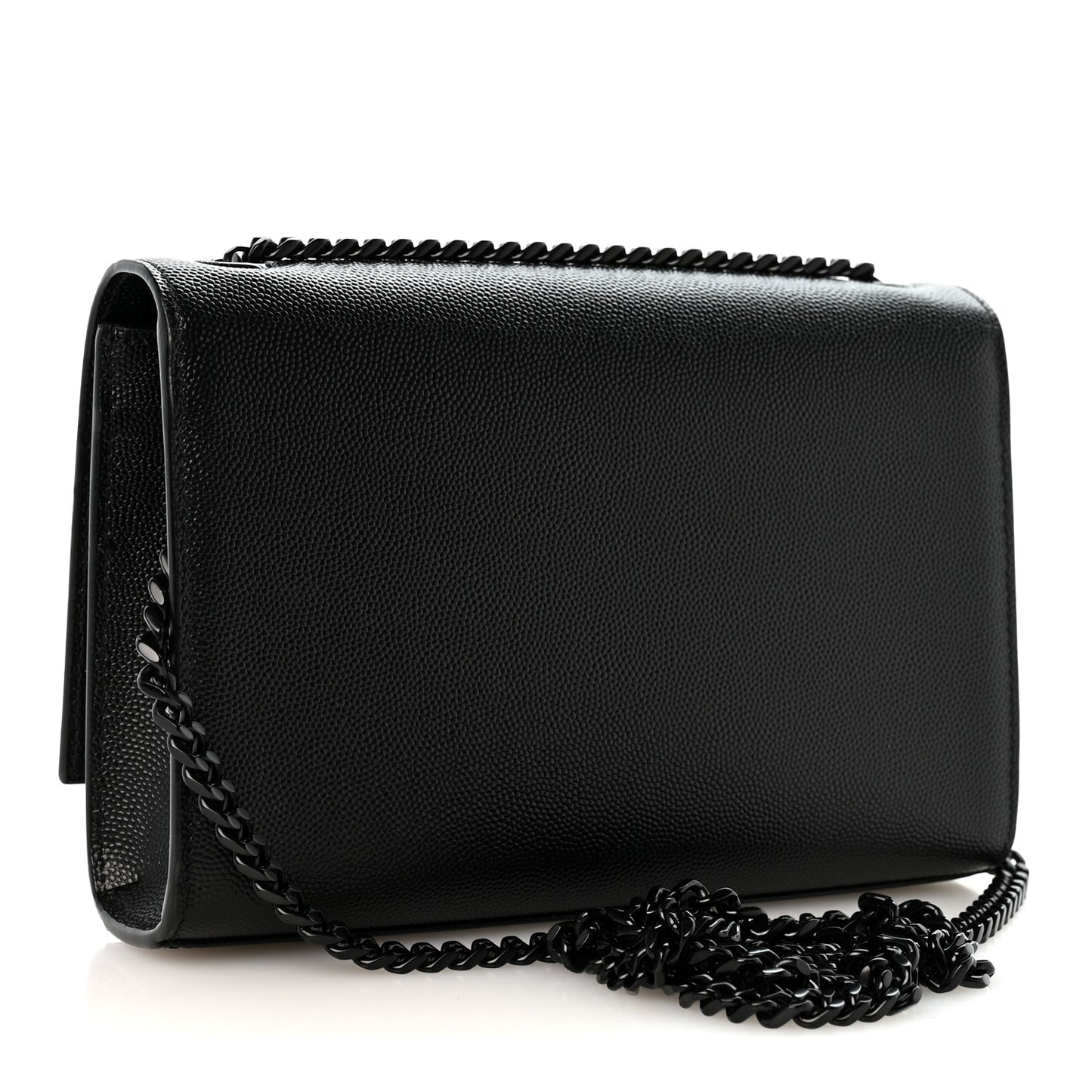 Grain De Poudre Small Monogram Monochrome Kate Satchel Black