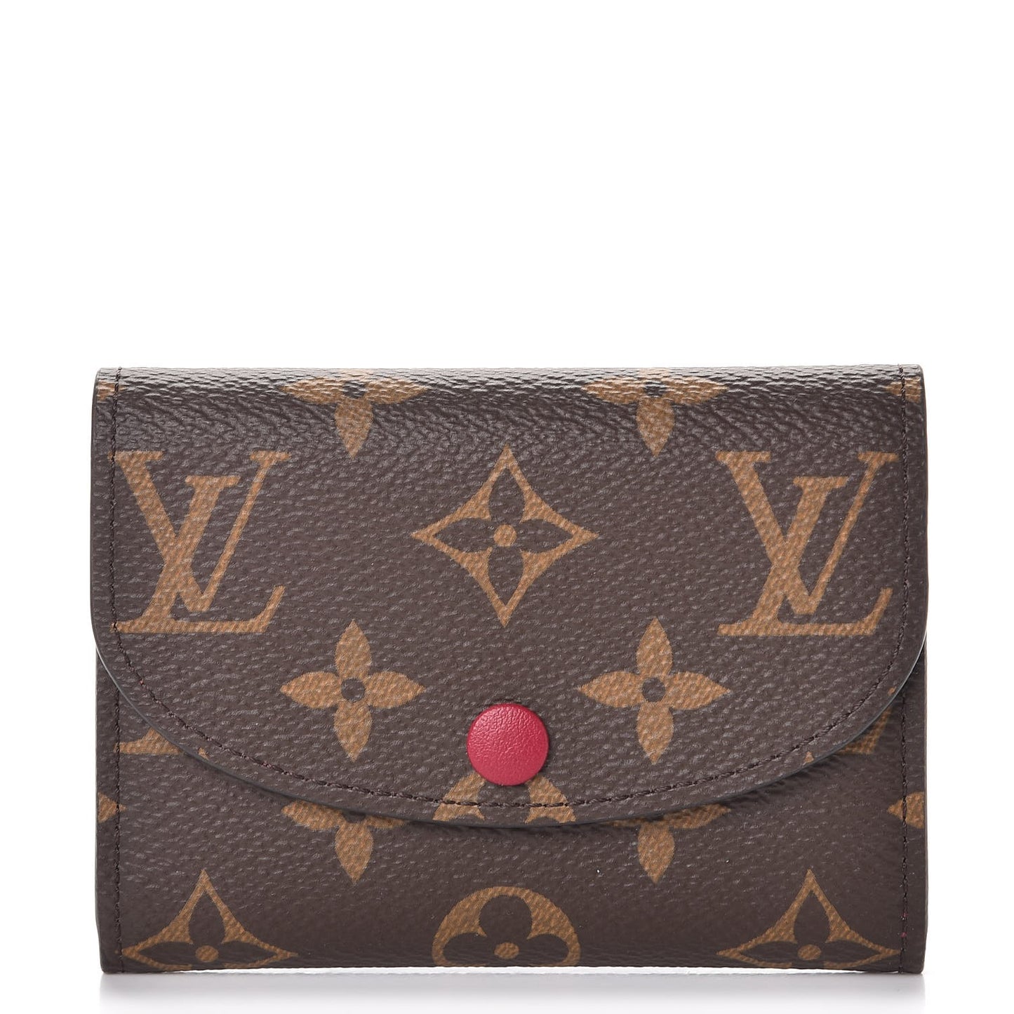 Monogram Rosalie Coin Purse Fuchsia