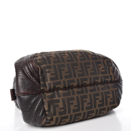 Fendi Zucca Nappa Nuvolata Vitello Tortuga Spy Bowler Tobacco Moro 4 of 10