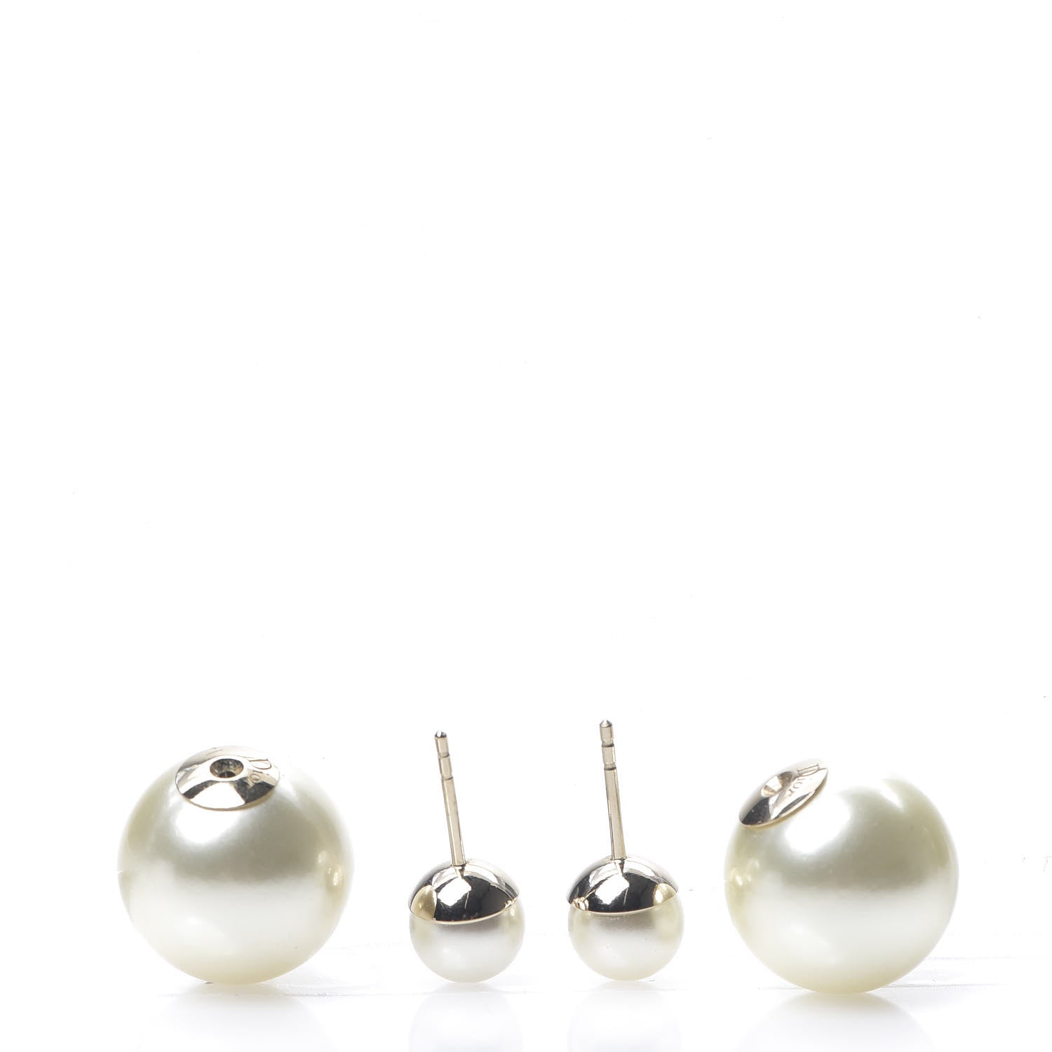 Christian Dior Pearl Mise En Dior Tribal Earrings 3 of 5