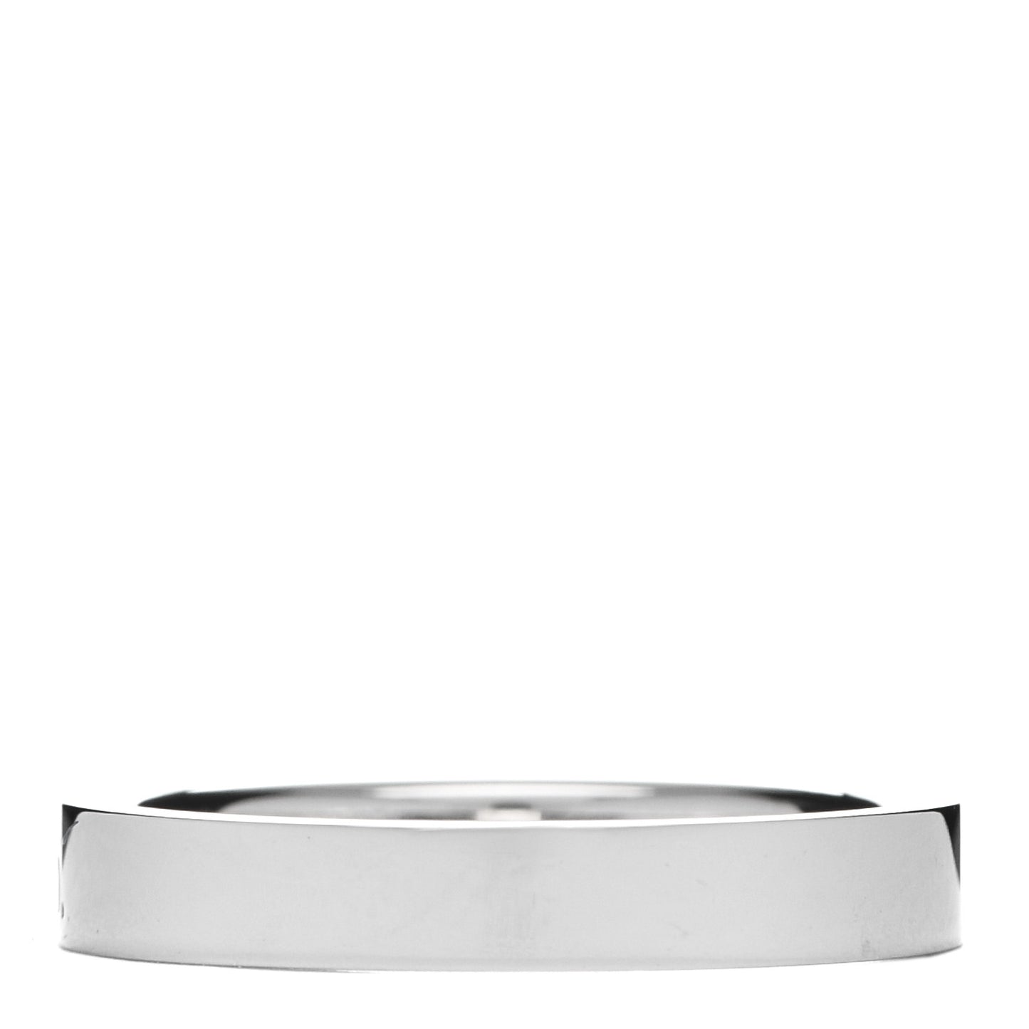 Platinum Logo Band Ring 48 4.5