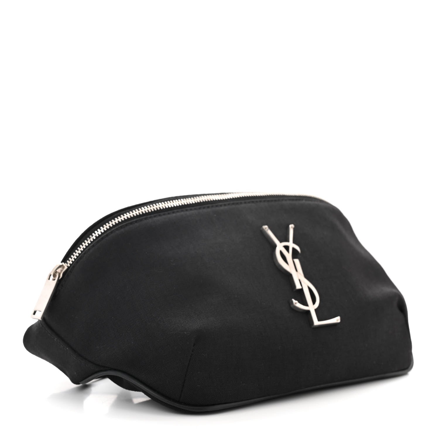 Saint Laurent Canvas Monogram Belt Bag Black 4 of 11