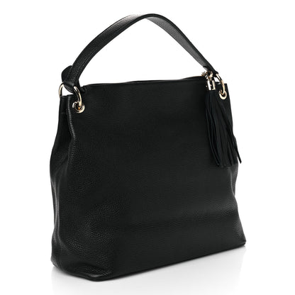 Gucci Pebbled Calfskin Large Soho Hobo Black 2 of 10