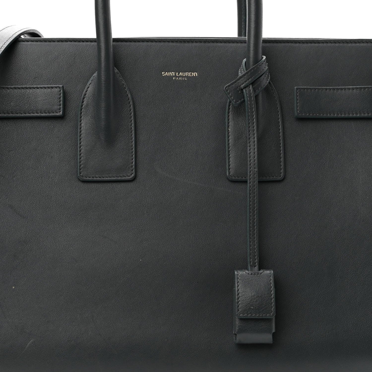 Saint Laurent Calfskin Small Classic Sac De Jour Petrol 7 of 9