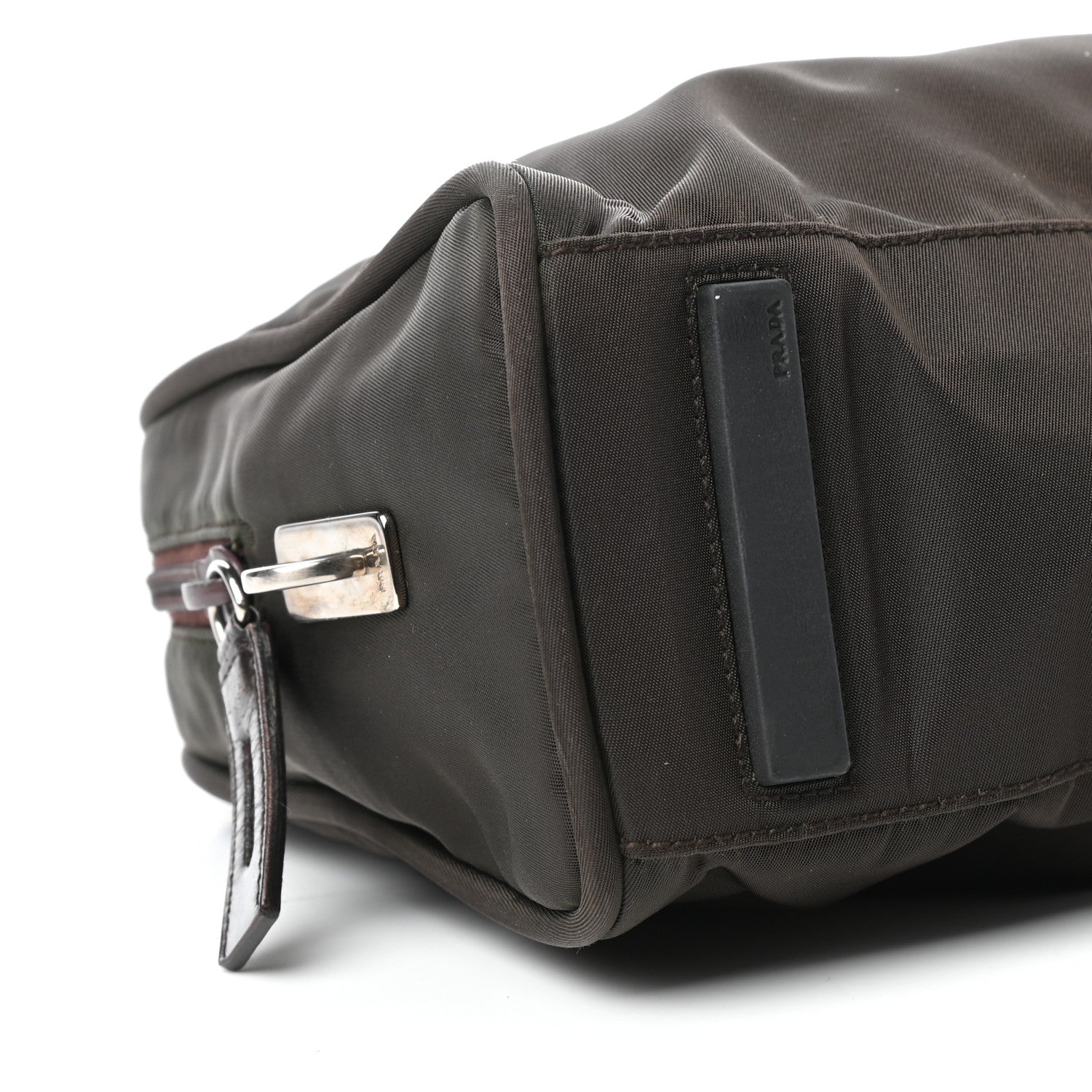 Prada Tessuto Nylon Sport Semitracolla Shoulder Bag Moro 8 of 9