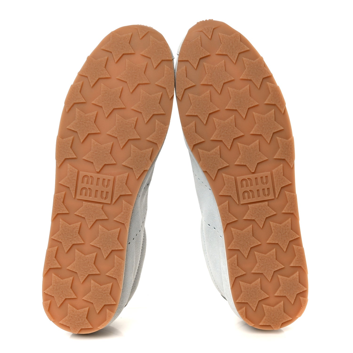 Miu Miu Scamosciato Womens Plume Sneakers 38.5 Light Blue 6 of 9