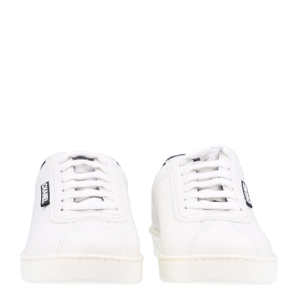 Chanel Calfskin CC Womens Sneakers 37.5 White 3 of 9