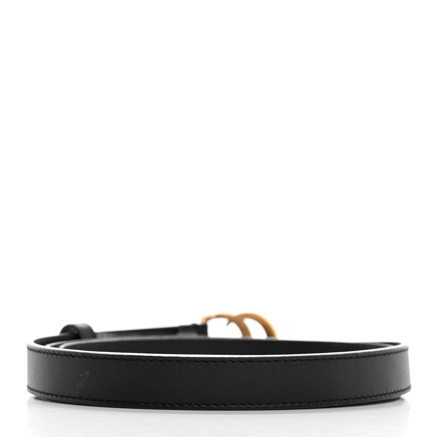 Gucci Calfskin Double G 20mm Belt 90 36 Black 2 of 7