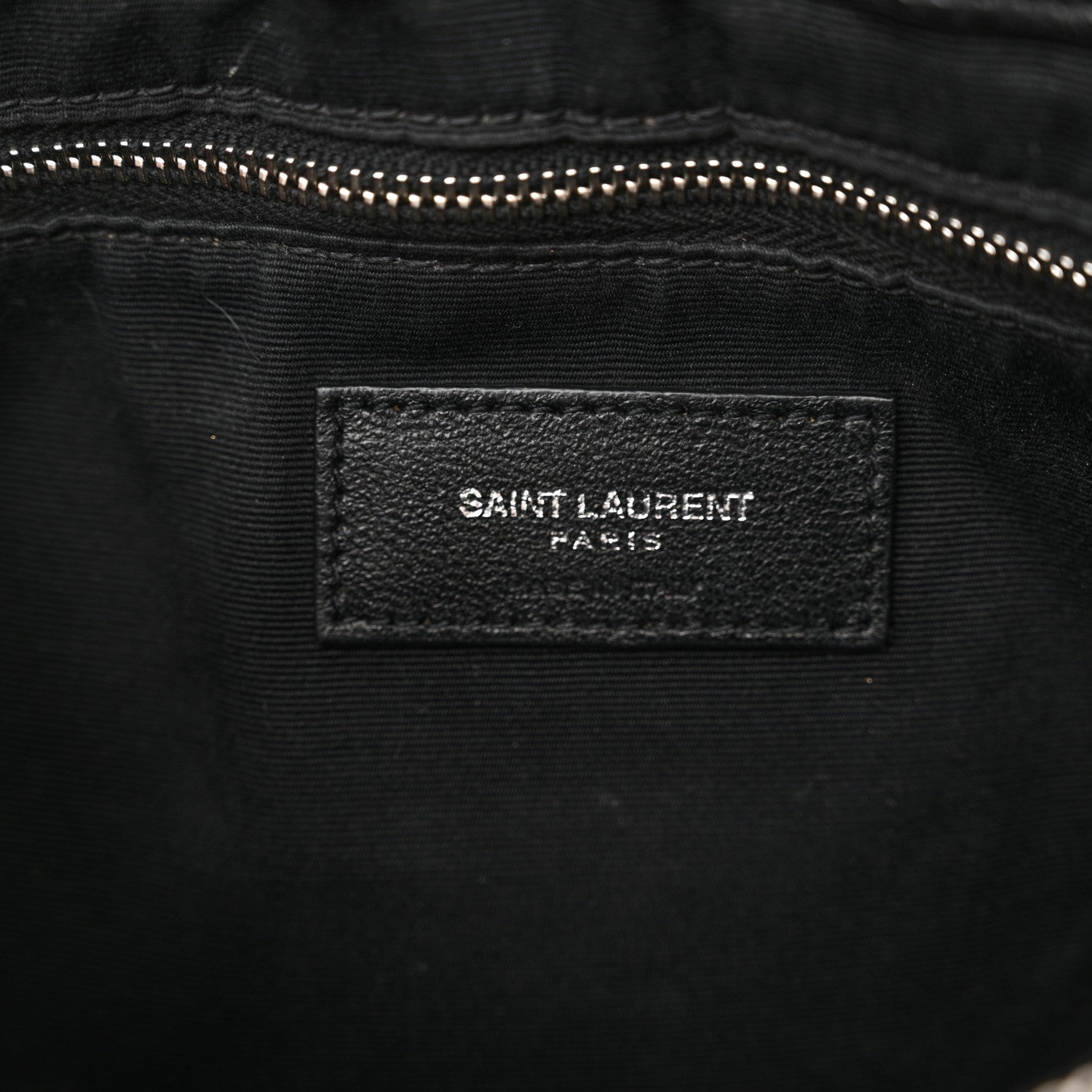 Saint Laurent Calfskin Y Quilted Monogram Large Loulou Chain Satchel Black 6 of 15