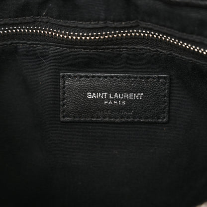Saint Laurent Calfskin Y Quilted Monogram Large Loulou Chain Satchel Black 6 of 15