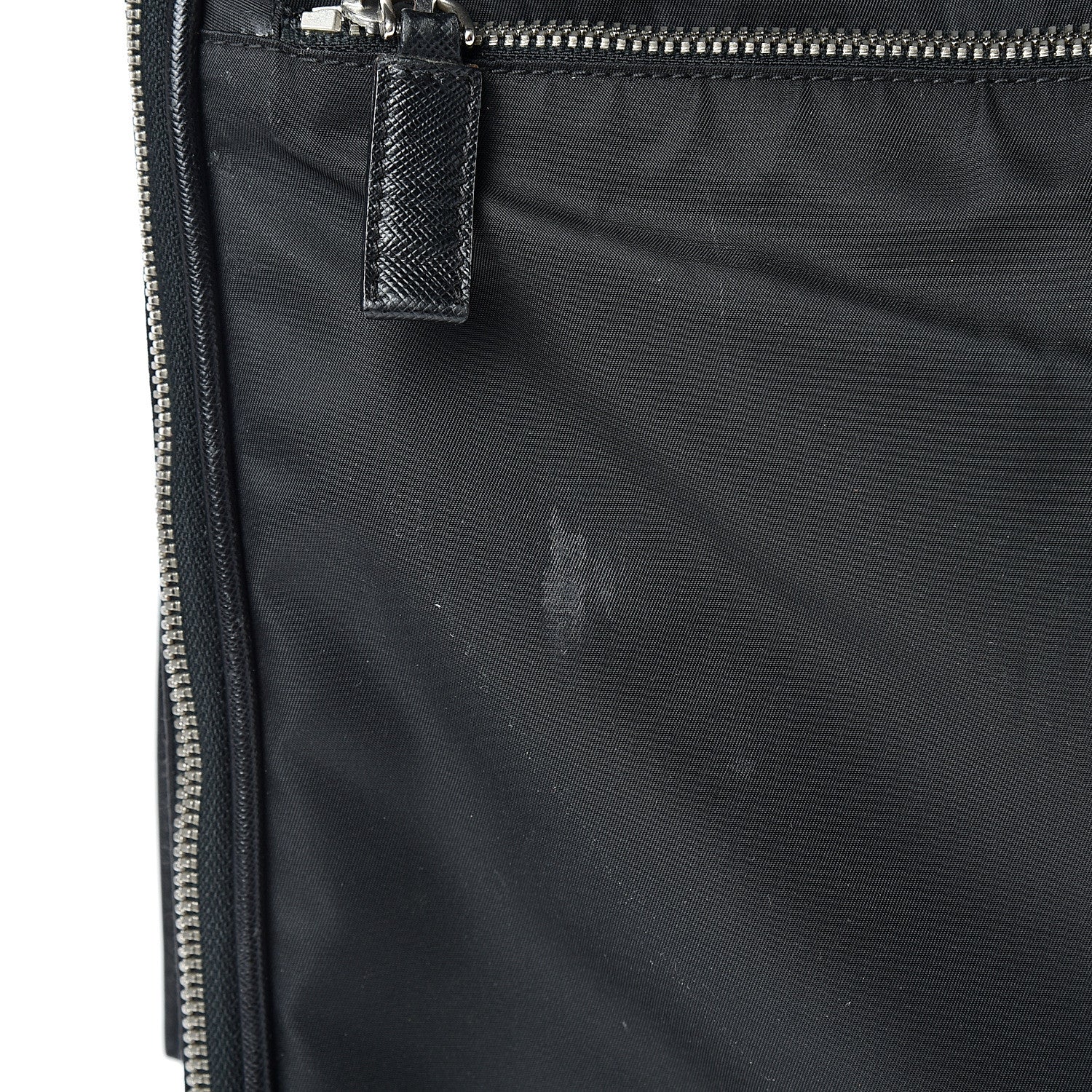 Prada Tessuto Nylon Saffiano Trolley Luggage Black 25 of 32