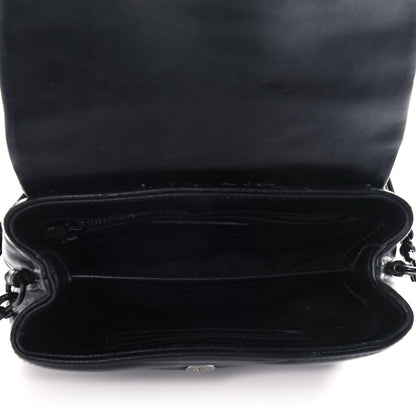 Saint Laurent Calfskin Y Quilted Monogram Toy Loulou Crossbody Bag Black 5 of 18