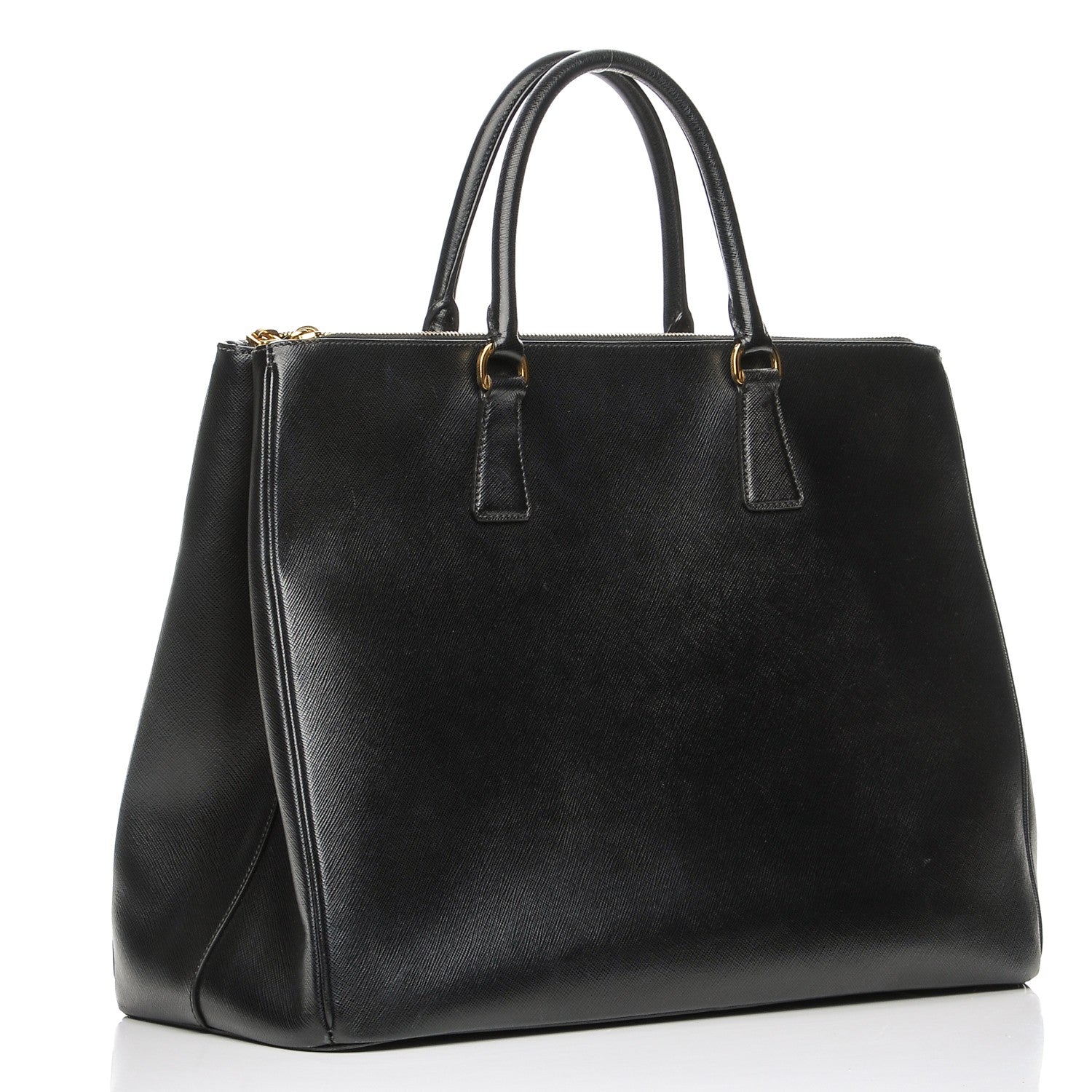Prada Saffiano Lux Extra Large Galleria Double Zip Tote Black 3 of 13