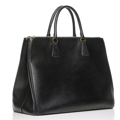 Prada Saffiano Lux Extra Large Galleria Double Zip Tote Black 3 of 13