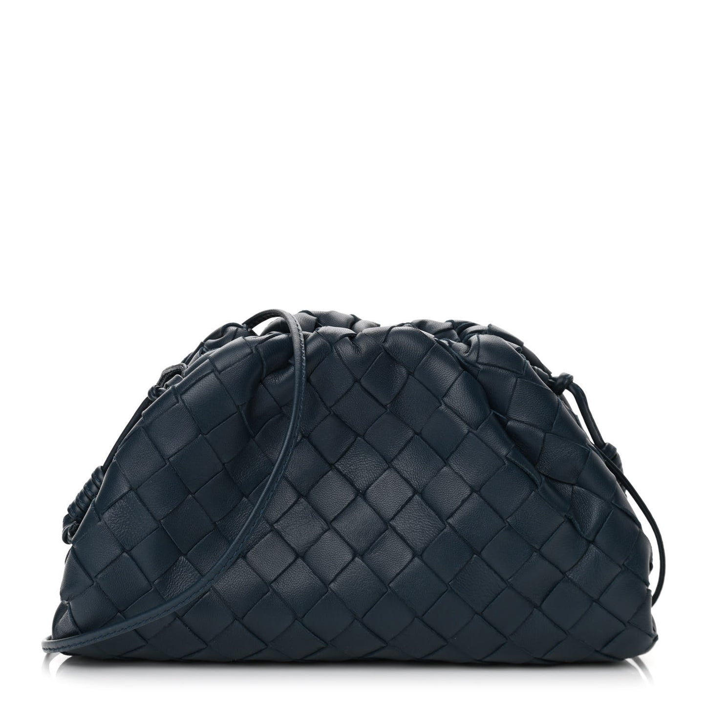 Nappa Intrecciato The Mini Pouch Deep Blue