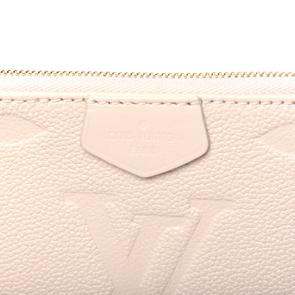 Louis Vuitton Empreinte Monogram Giant Multi Pochette Accessories Mini Pochette Cream 11 of 11