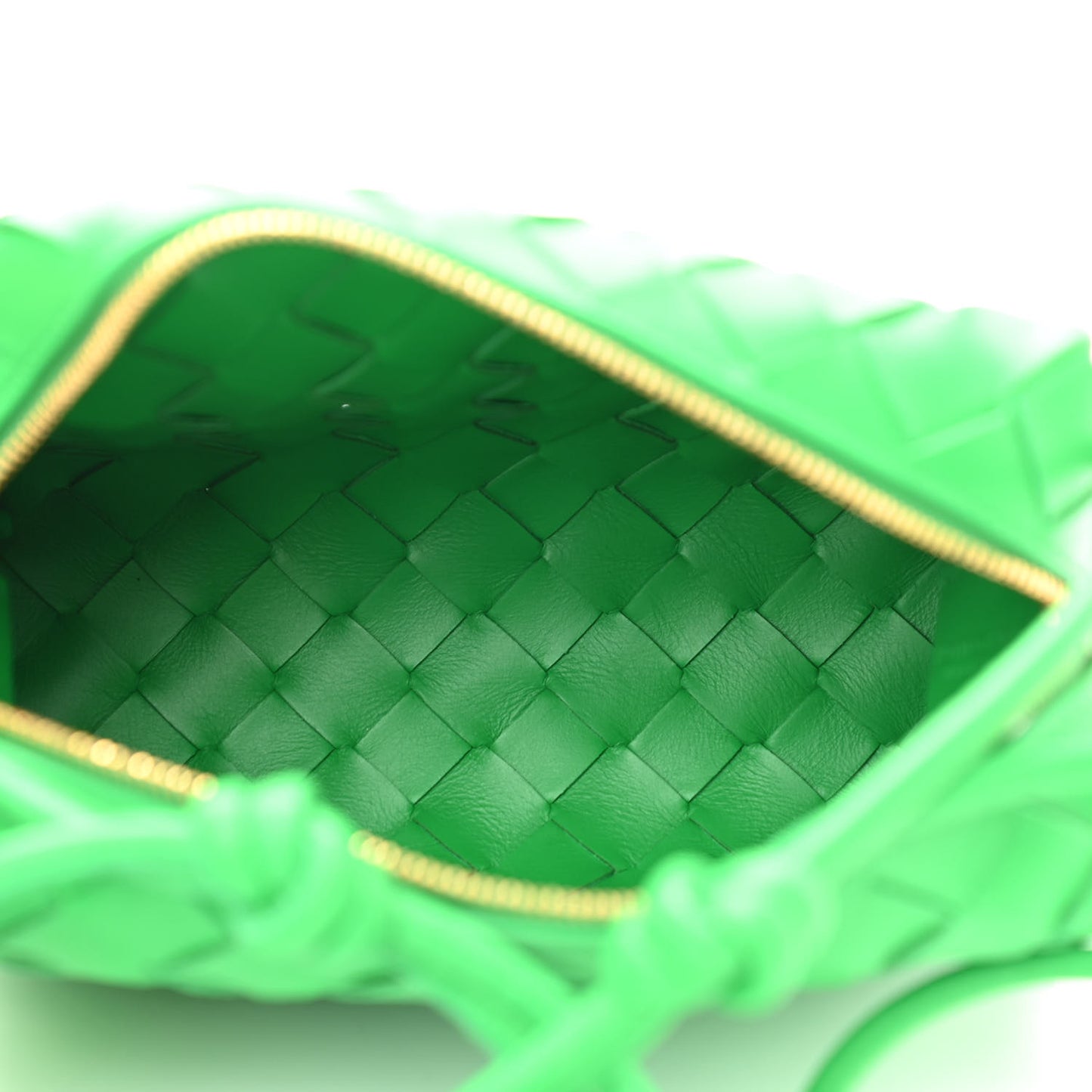 Nappa Intrecciato Mini Loop Camera Bag Parakeet